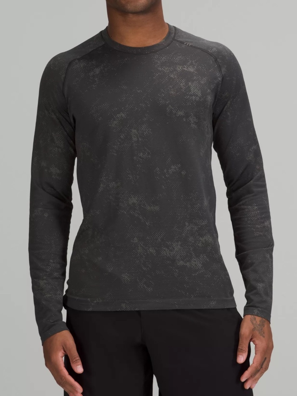 Lululemon Metal Vent Tech Long Sleeve Shirt - Charcoal size L